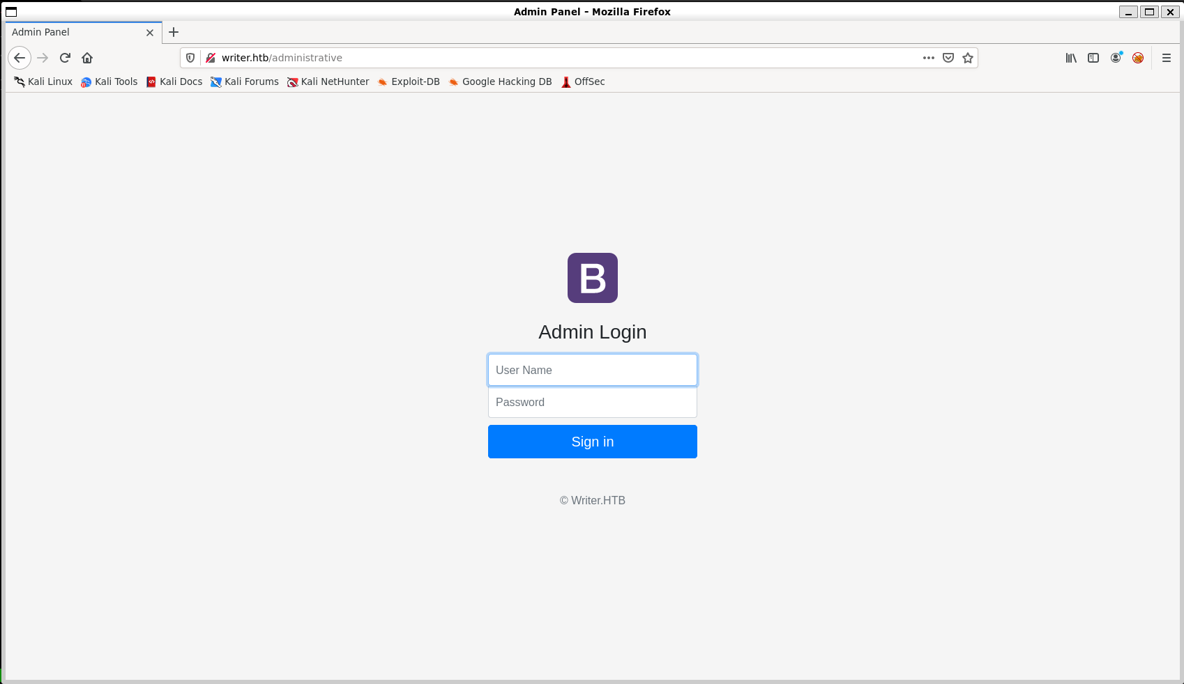 The Login