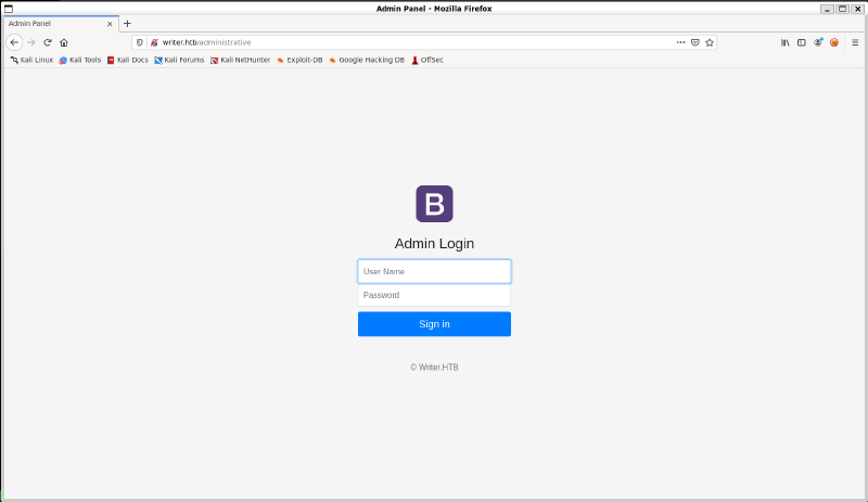 The Login