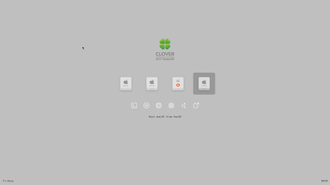 Clover Boot Menu