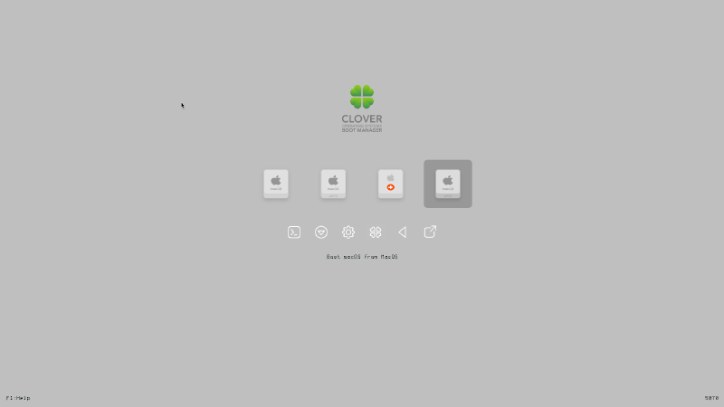 Clover Boot Menu