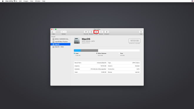 macOS Disk Utility